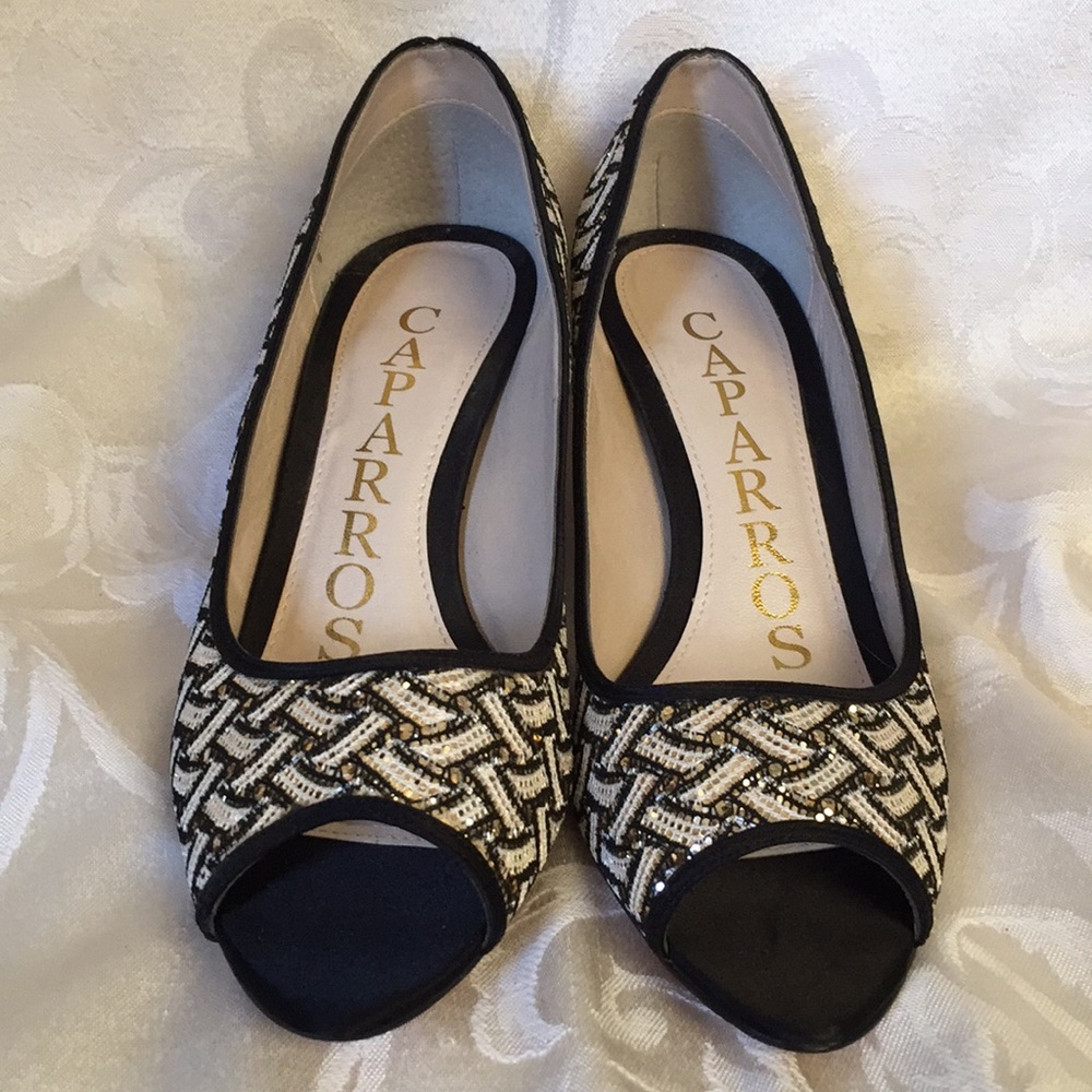 Caparros Open Toe 2.5 Inch Shoes - Picture 3 of 6